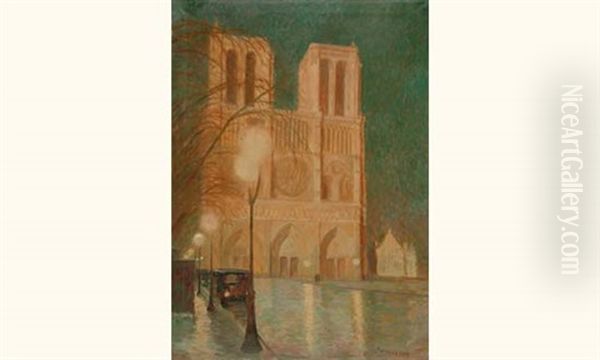 Notre-dame De Paris La Nuit - view 1