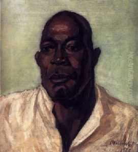 Potrait Eines Schwarzafrikaners Potrait Eines Schwarzafrikaners