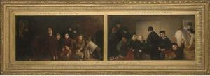 In Deep Mire Where There Is No Standing (+ Escape As A Bird Out Of The Snare Of The Fowler (2 Portraits In 1 Frame Of The Same Boys Before And After Training On Board The Chichester)