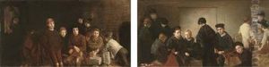 In Deep Mire Where There Is No Standing (+ Escape As A Bird Out Of The Snare Of The Fowler; 2 Works In 1 Frame; Portraits Of The Same Boys Before And After Training On Board The Ship Chichester)