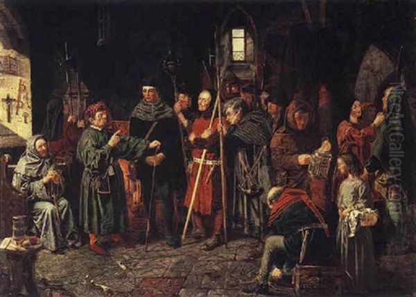 Dogberry's Charge To The Watch (from Shakespeare's Much Ado About Nothing) by Henry Stacy Marks