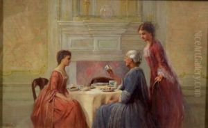 Taking Tea With Grandmother by Hamilton Irving Marlatt