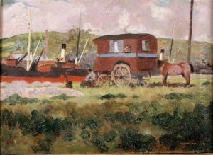 Bateau A Vapeur Et Campement Bateau A Vapeur Et Campement