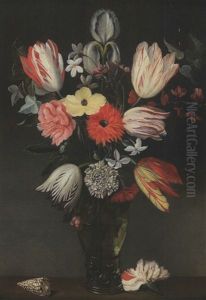 Bouquet De Fleurs Au Coquillage