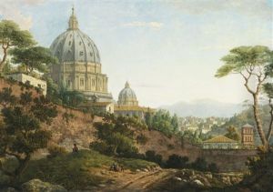 View Of Saint Peter's, Rome by William Marlow