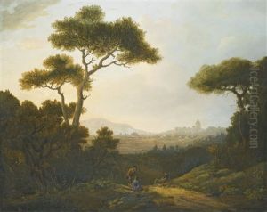 A Distant View Of Rome From The North by William Marlow