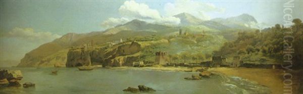 A View Of Vico Estense From Sorrento Looking Towards Naples - view 1