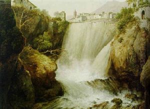 The Great Cascade At Tivoli by William Marlow