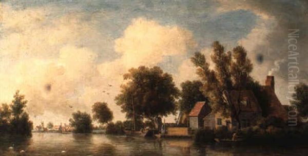 Scene On The Thames - view 1