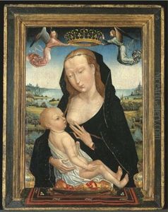 The Virgin And Child (central Panel Of A Triptych) The Virgin And Child (central Panel Of A Triptych)