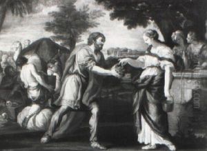 Rebecca And Eliezer At The Well Rebecca And Eliezer At The Well