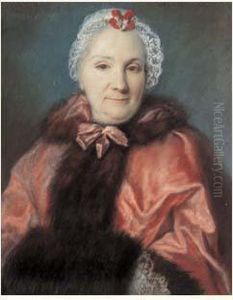 Portrait De Catherine Jars by Pierre Bernard