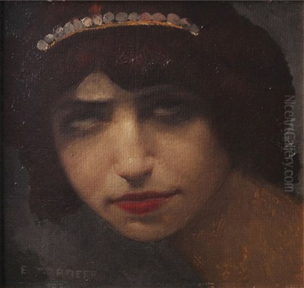 Tete De Femme Au Diademe De Perles - view 1