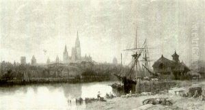 Old Rouen by Paul Marny
