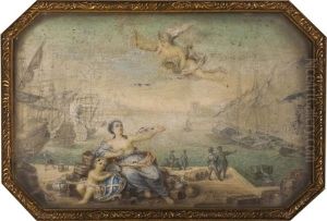 Allegorie Du Commerce by Antoine Alexandre Marolles