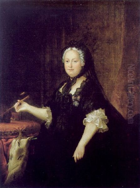 Bildnis Der Kaiserin Maria Theresia In Witwentracht - view 1