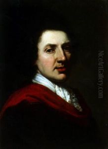 Portrait D'homme Au Manteau Rouge