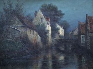 Crepuscule Sur Le Village