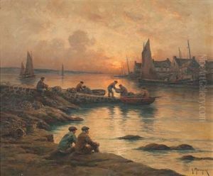 Port Breton Au Crepuscule Port Breton Au Crepuscule