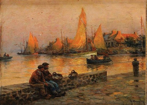 Port De Peche Au Crepuscule - view 1