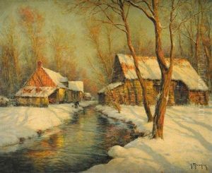 Paysage Enneige