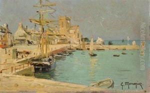 Le Petit Port by Georges-Philibert-Charles Maroniez