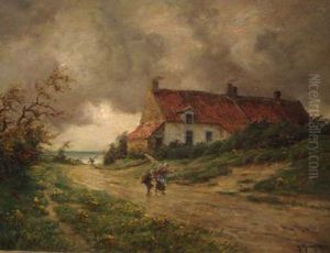 Retour De La Peche Aux Coquillages by Georges-Philibert-Charles Maroniez