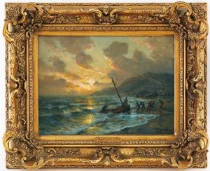 Pecheurs Au Crepuscule