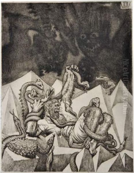 Suite De Huit Gravures Symbolistes - view 1