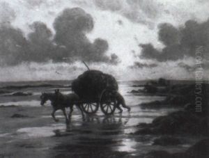 Abendstimmung Am Meer by Georges-Philibert-Charles Maroniez
