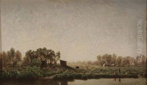 View Of A Creek, California