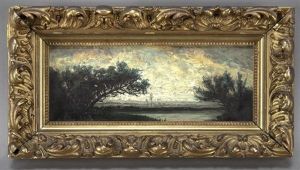Early Evening River Scene by William Lewis Marple