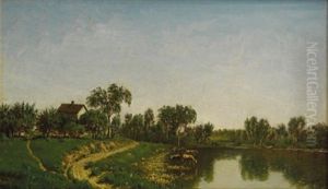 Pastoral Landscape by William Lewis Marple