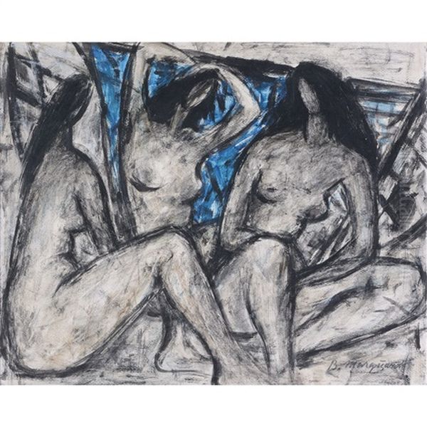 Three Nudes - view 1