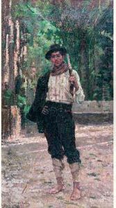 Jeune Chasseur by Henrique Bernardelli