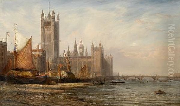 The Houses Of Parliament And Westminster Bridge - view 1
