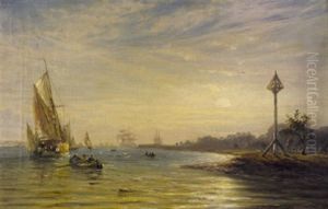 Shipping In The Greater Cork Harbour by James Richard Marquis
