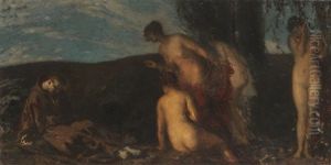 Die Versuchung Des Heiligen Antonius by Carl von Marr