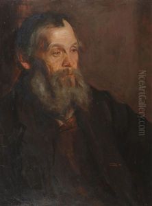 Portrat Eines Bartigen Mannes