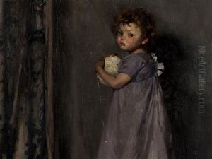 Girl With Ball Of Wool