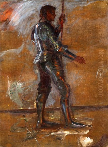 Studie Eines Herren In Ritterrustung - view 1