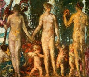 Das Urteil Des Paris by Carl von Marr