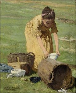 A Bite To Eat by Carl von Marr
