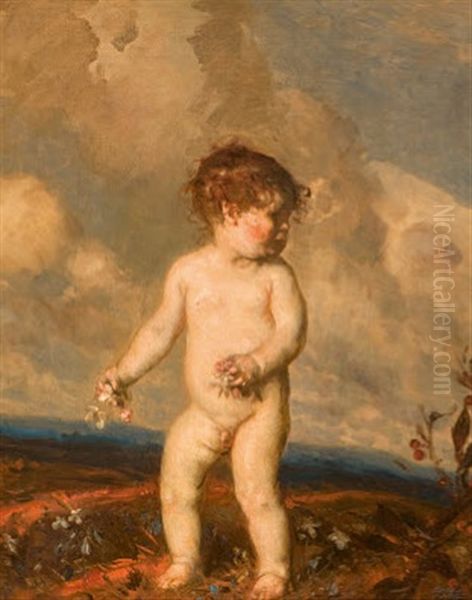 Bluten Streuender Putto - view 1