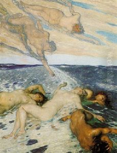 Sea Nymphs by Carl von Marr