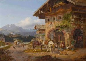 Vor Der Dorfschmiede