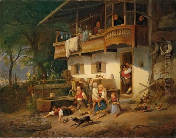 Die Vertreibung Aus Dem Bauernhaus - view 1