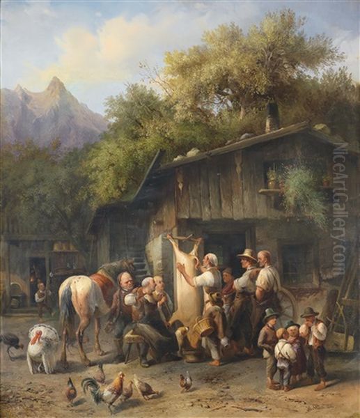Schweineschlachten - view 1
