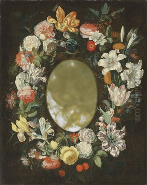 A Wreath Of Flowers - view 1