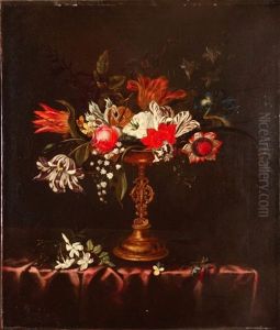 Natura Morta Con Fiori In Vaso